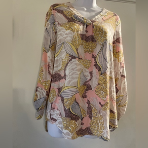 Tribal Womens blouse size med. colorful light‎ weight
